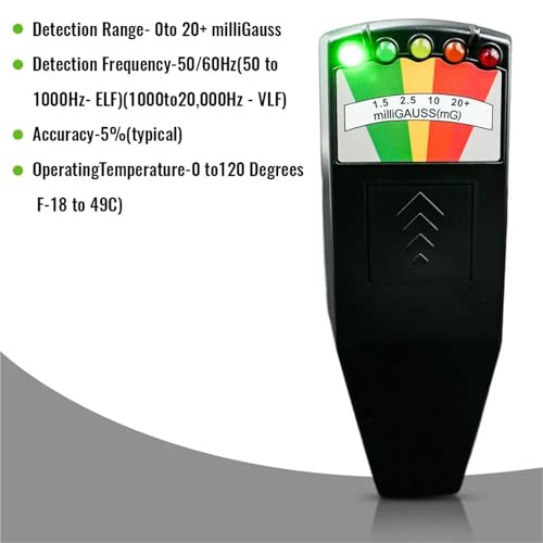 Detector EMF portátil con 5 LED para campo magnético miniatura 2