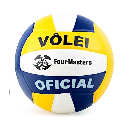 Kit Bola De Vôlei + Bomba De Ar Manual + Rede 9,5m Sem Faixa (Preto)