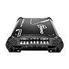 Timpano TPT-1000.4 Compact 4 Channel Car Audio Amplifier 4 x 260 Watts at 2 Ohms High Power Stereo 12 Volts Full Range Class D Amp Bridgeable