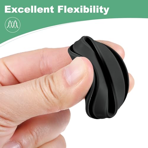 Image of M METERXITY 4-Packs Silicone Hole Plugs, Snap in Locking Hole Plugs for 30-33mm Hole, Round Hole Rubber Plug Kitchen Bulkheads Waterproof Sealing Plugs [Black]