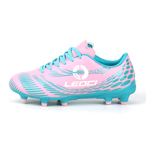 Boys Girls Firm Ground Soccer Cleats Kids Athletic Outdoor/Indoor Football Shoes2