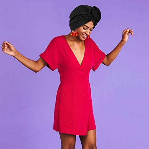 SATINIOR 6 Pieces Women Turban African Pattern Headwrap Colorful Printed Pretied Flower Knot Bonnet Hat for Women - Image 6