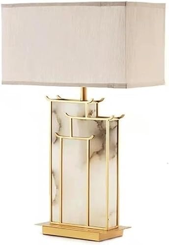 DFAEEKIYO Nordic Modern Simple Bedroom Bedside Hotel Living Room Creative Marble Decorative Table Lamp Desktop