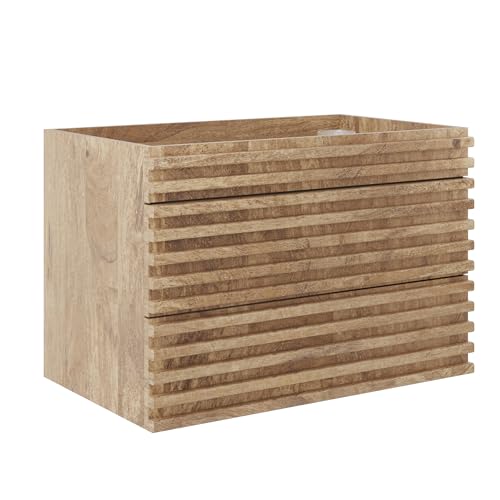 UEV Waschbeckenunterschrank hängend 75cm, Badezimmerschrank mit 2...