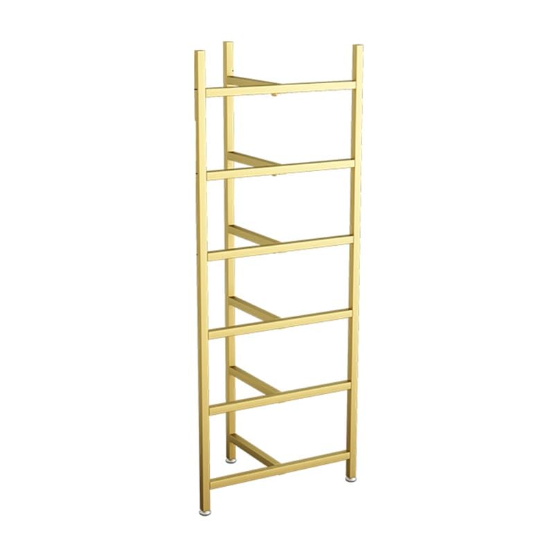 Support de rangement pour ballons d'exercice et étagère de gym dorée 70 cm