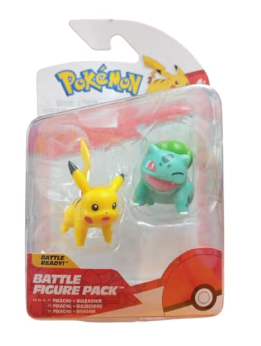 Pokemon Battle Figure Pack: Bulbasaur and Pikachu