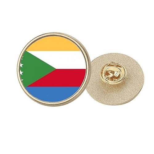 Broche Comores en métal doré pour rayonner lors des fêtes culturelles