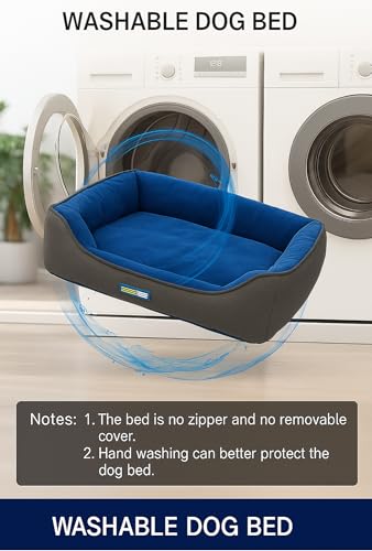 Image of Premium Orthopedic Dog Bed - Small /Medium /Large Size, Washable Cover & Anti-Skid Base - Plush Pet Sofa for Dogs & Cats