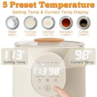 Veroline 2L Baby Formula Dispenser, Baby Bottle Warmer with Night Light — image 3