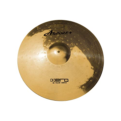 Arborea AHC Cymbal Pack Alloy Cymbals Drum Cymbal Set 14 Inch/16 Inch/18 Inch/20 Inch Plus Free Cymbal Bag 5 Pieces Cymbals thumb #4