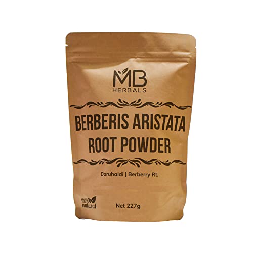 Mb Herbals Berberis Aristata Powder 227G (8Oz) | Daruhaldi Daru-Haldi | Berberry Root Powder | Tree-Turmeric #TOP2