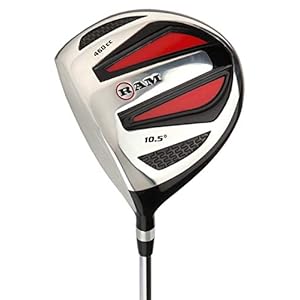 Ram Golf SGS 460cc Driver – Mens Left Hand – Headcover Included – Steel Shaft