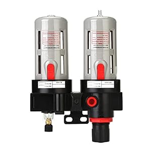 Compressor Filter,PT1/2 Luchtdruk Compressor Filter Gauge Val Olie Waterregelaar Gereedschap Kit