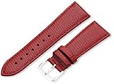 Hadley-Roma 14mm 'Women's' Leather Watch Strap, Color:red (Model: LSL725RQ 140)