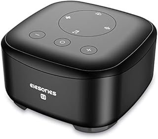 White Noise Machine,elesories Sound Machine Sleep Therapy with 24 Soothing Sounds for Adults Baby Sleeping,3 Auto-off Timer, Memory Function Sleeping Machine for Nursery Office Home, USB or AC Powered