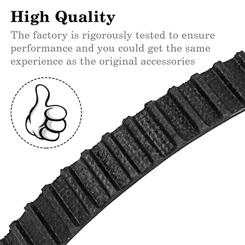 848530 Toothed Drive Belt Replacement Compatible with Portercable 351/352 Belt Sander(2 Pack) - Thumbnail 5
