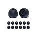 Earphones Plus EP-MM-REG-BLACK-6 Basic Replacement Earphone Cushions & Earbuds, Black
