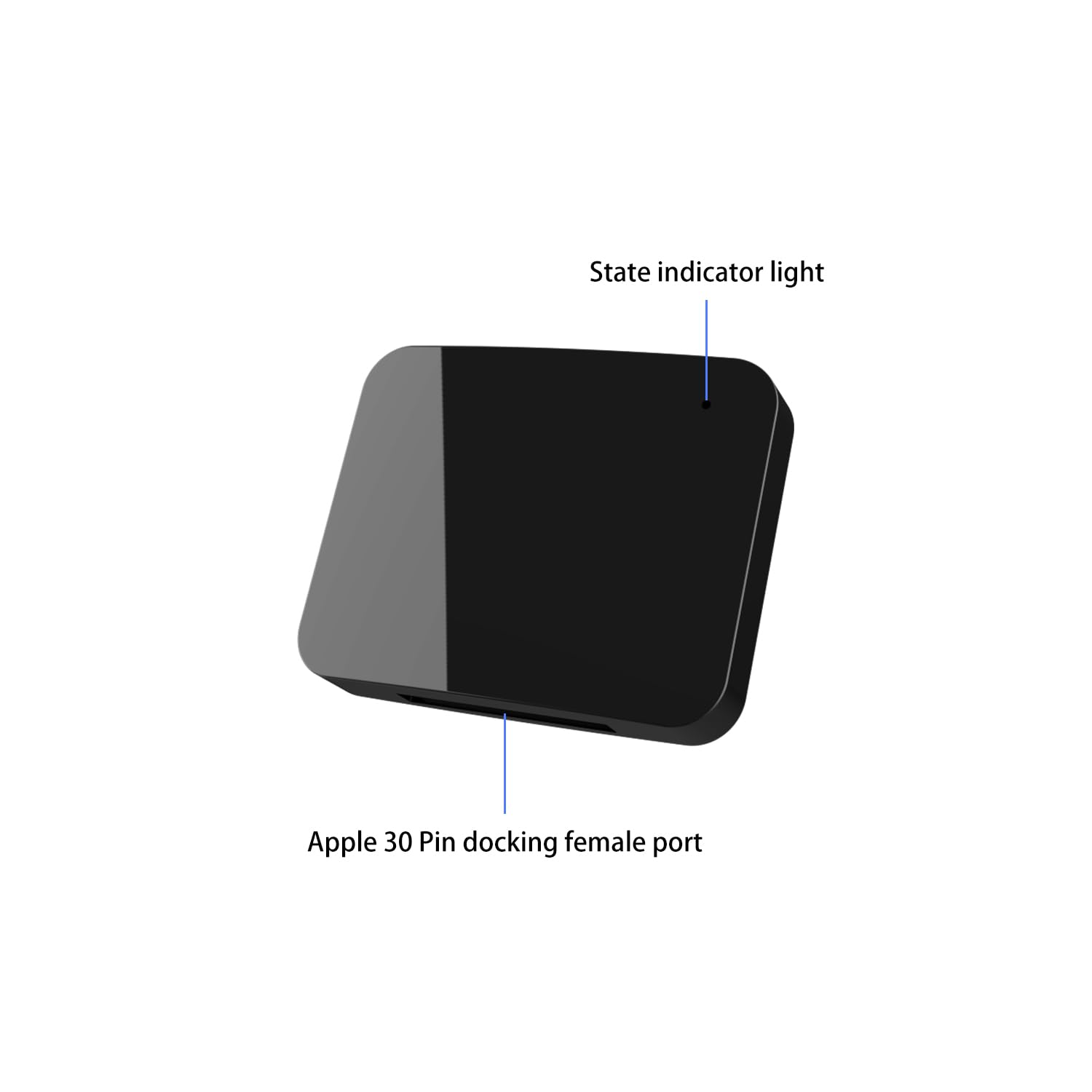Bluetooth 5.0 A2DP Audio Musica Adattatore Stereo Ricevitore per Bose Sounddock iPhone iPad iPod Dock Speaker 30Pin iPhone iPod Dock Speaker, non adatto per vecchi sounddock1