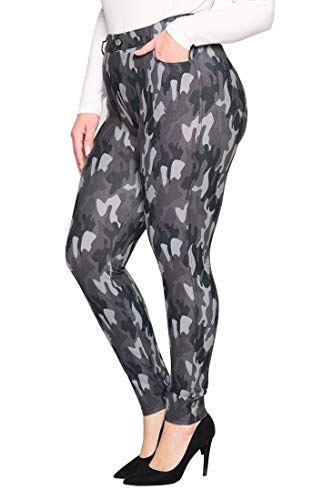 Image of YELETE Women's Basic Five Pocket Stretch Jegging Tights Pants