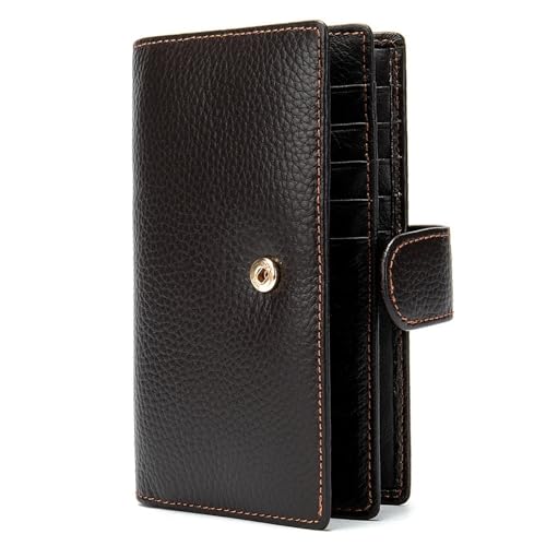 Womens wallet Luxury Genuine Leather Men's Long Wallet Clutch Purse Card Holder Coin Bag for Men2