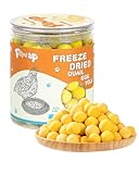 PAWUP Freeze Dried Cat & Dog Treats, Natural Quail Egg Yolk, Single Ingredient, High-Protein Pet Snacks for Skin & Coat Health, No Artificial Additives, 9.2 oz