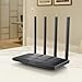 TP-Link AC1200 Gigabit WiFi Router (Archer A6) - Dual Band MU-MIMO Wireless Internet Router, 4 x Antennas, OneMesh and AP Mode, Long Range Coverage