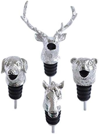D & M Bear Animal Wine Pourer Aerator, Also Available: Deer, Dog and Horse