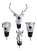 Bear Animal Wine Pourer Aerator, Also Available: Deer, Dog and Horse