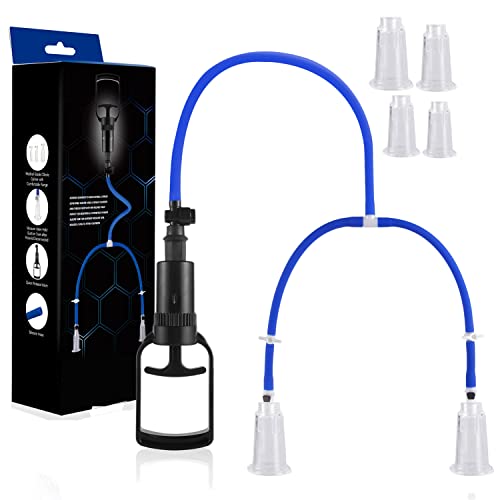 Nippelsauger Brustpumpe Nipple Teaser Mit Doppeltasse Nippelklemmen Brust Vergrößerungs Pumpe Für Frauen Nippel Und Kitzler Labia G-Punkt-Anregung Advanced SM Massage Sex Toys,Doppelte tasse,XS