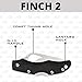 Spyderco Finch 2 Knife with 8Cr13MoV Stainless Steel Blade Durable Black G-10 Handle - PlainEdge BY11GP2