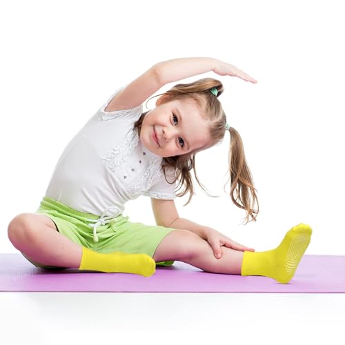 GRPSKCOS Baby Toddler Socks with Grip - 9 Pairs Anti-Skid Non Slip Kids Socks4