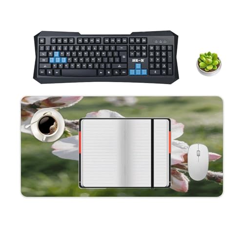 Branches with Almond Blossom Desk Pad 30x60 cm Rubber miniatura 4