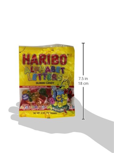 Haribo Gummies Letras del Alfabeto 5 oz miniatura 5