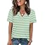 Z| Green White Stripes