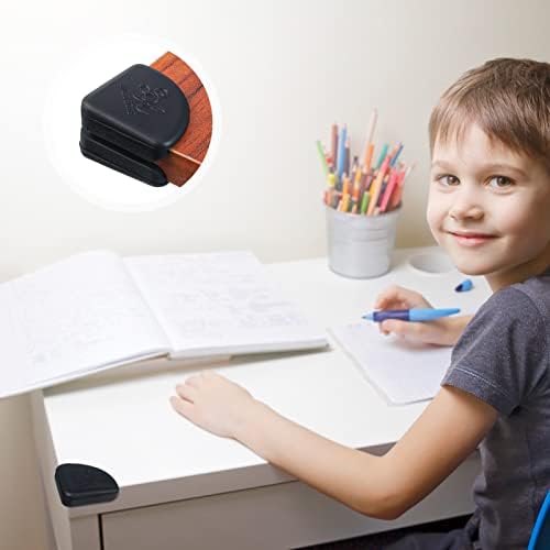 Pinenuts 12 Pcs Corner Protectors for Kids, Baby Proofing Corner Guard Table Corner Protectors Silicone Furniture Corn & Edge Protectors with Strong Adhesive (Black)