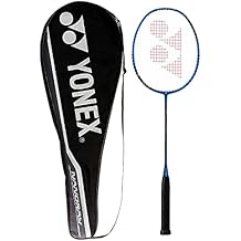YONEXYONEX GR 303 Strung Aluminum Badminton Racquet with Half Cover Silver