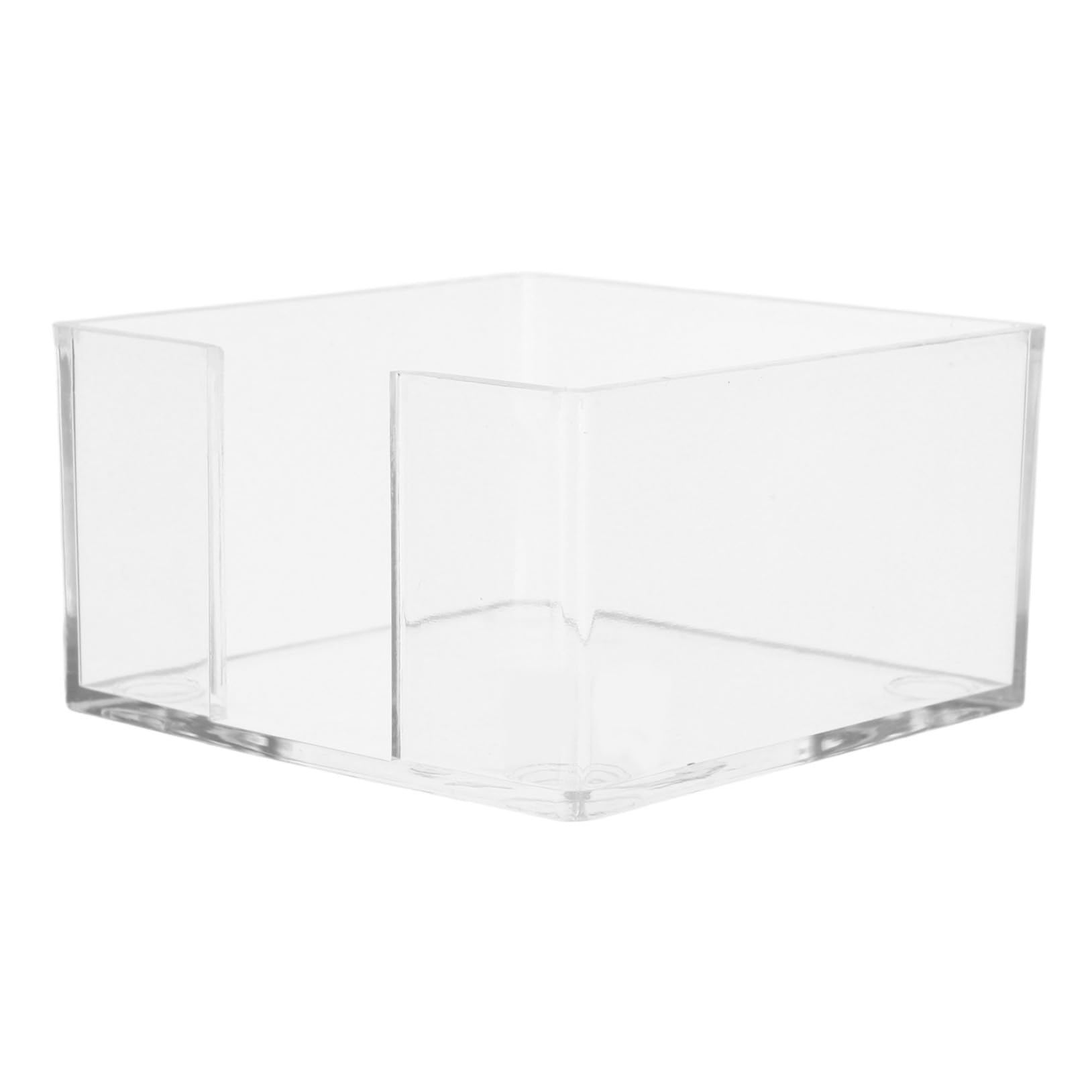 DOITOOL Transparent Sticker Paperclip Holder Paperclip Holder for Desk Desk Paper Clip Dispenser Acrylic Office Accessories Note Paper Dispenser Transparent Acrylic