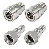 Tool Daily Pressure Washer Adapter Set with Swivel, M22 14mm to 3/8