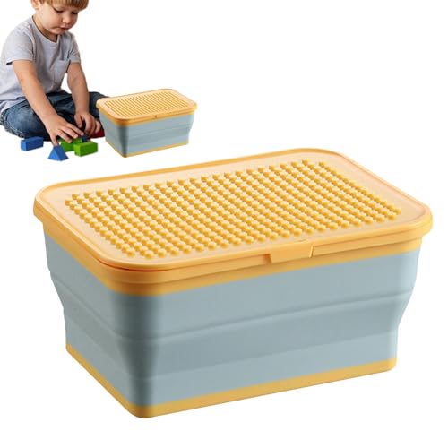 de almacenamiento de juguetes, gran organización plegable para el hogar, de juguetes decorativa para niños, para rompecabezas, bloques de construcción, ropa, sala de juegos, armario