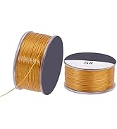 100 M Fil D'or Métallique Cordon Ficelle Doré Corde Pour La Décoration De Noël, Bijoux