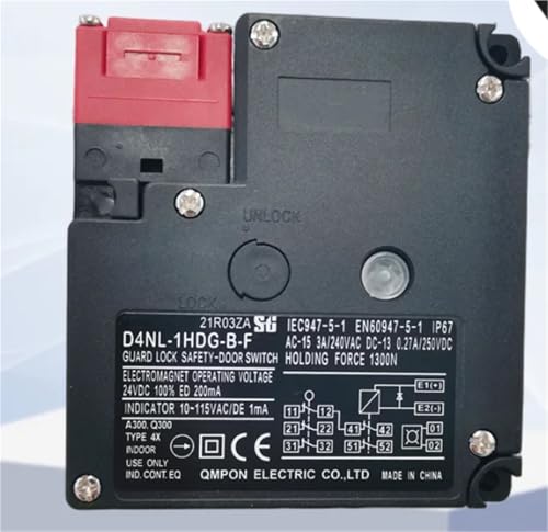 Interruptor de limite de seguridad D4NL-4AFA-BS con bloqueo electromagnetico para puerta 4