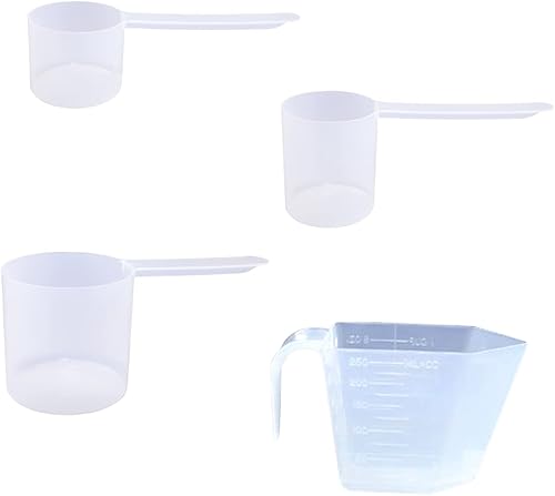 Miniatura 71 de Cuchara medidora de plástico, (35 cc 2.5 cucharadas 1.25 fl oz. 1.2 fl oz) Cucharas de mango largo para polvos, gránulos, café, alimentos