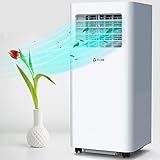 KLIM K9000 - Aire Acondicionado Portátil 3 en 1 - AC Portátil de 9000 BTU - Función Deshumidificador, Ventilador y Modo Refrigeración - Climatizador Portatil - 5 Años de Garantía - Blanco