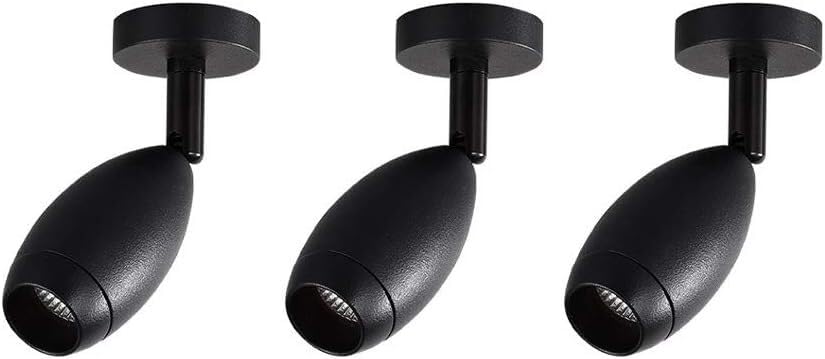 Plafonnier LED noir pour salon et cuisine ambiance lumière naturelle