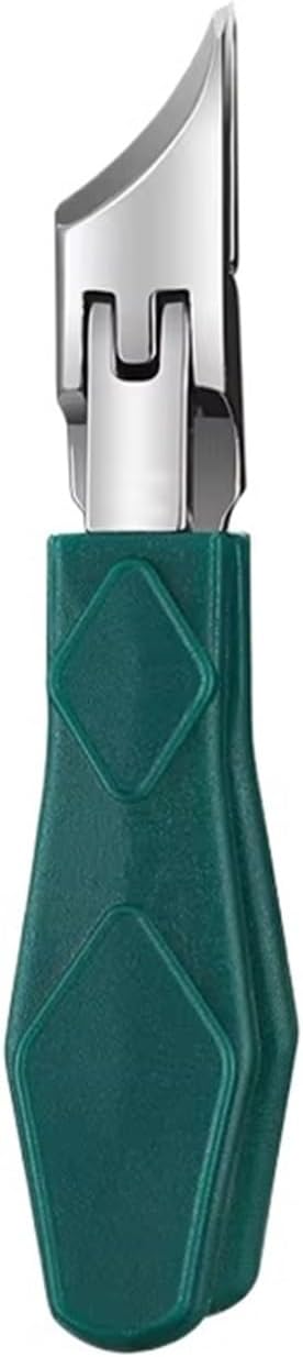 Toenail Clipper for Ingrown Or Thick Toenails Trimmer Professional Podiatrist Nipper with Stainless Steel Ultra(A-Black)