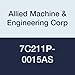 Allied Machine & Engineering 7C211P-0015AS AM300 Coating C2 Carbide (K20) GEN3SYS XT Drill Insert, Series 11, Stainless Steel Geometry, 15/32" Diameter