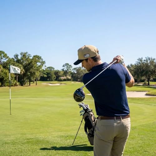 Image of Curves & Clubs Trump Golf Hats - One Size Adjustable Men's Hat - Breathable & Durable Trump Rope Hat - Perfect Golf Gift