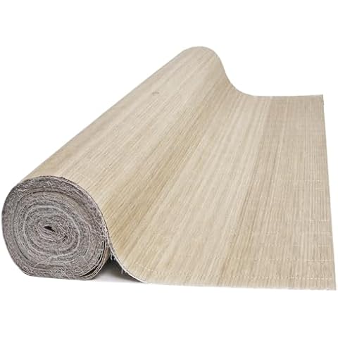 Backyard X-Scapes Natural Tatami Bamboo Wall Paneling Home Decor for Living Room Decorative Ceiling Treatment 4 ft H x 50 ft L Cover
