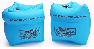 Eidyer Inflatable Swim Armbands, 2-PACK, Float Roll up Sleeves for Children Adult Kids learning Swimming, Float Swimming Ring for Children and Adults
