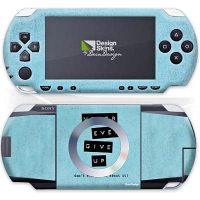Sticker Sony PSP 1000 film bleu nomade motivation DeinDesign